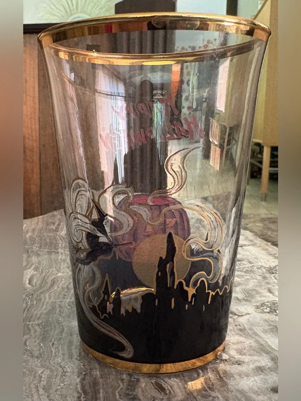NWOT Williams Sonoma Vintage Halloween Tumblers, Set of 4